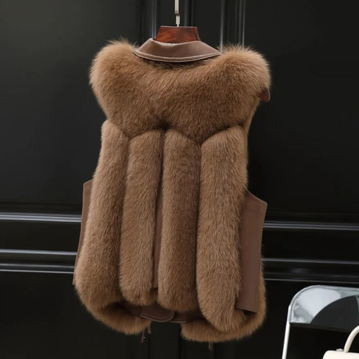 Isabella™ Luxe gilet van imitatiebont