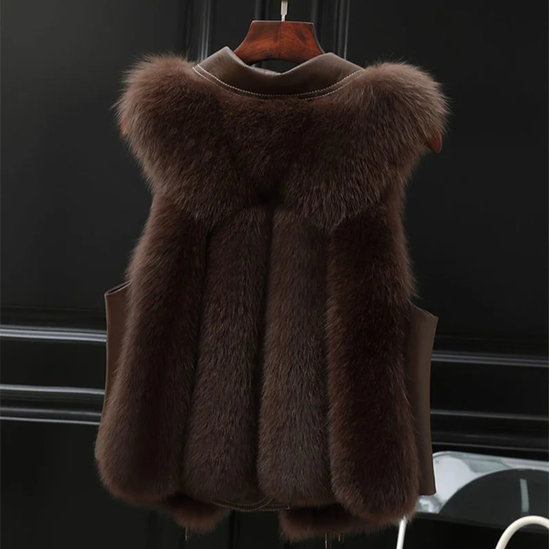 Isabella™ Luxe gilet van imitatiebont