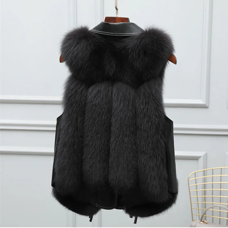 Isabella™ Luxe gilet van imitatiebont