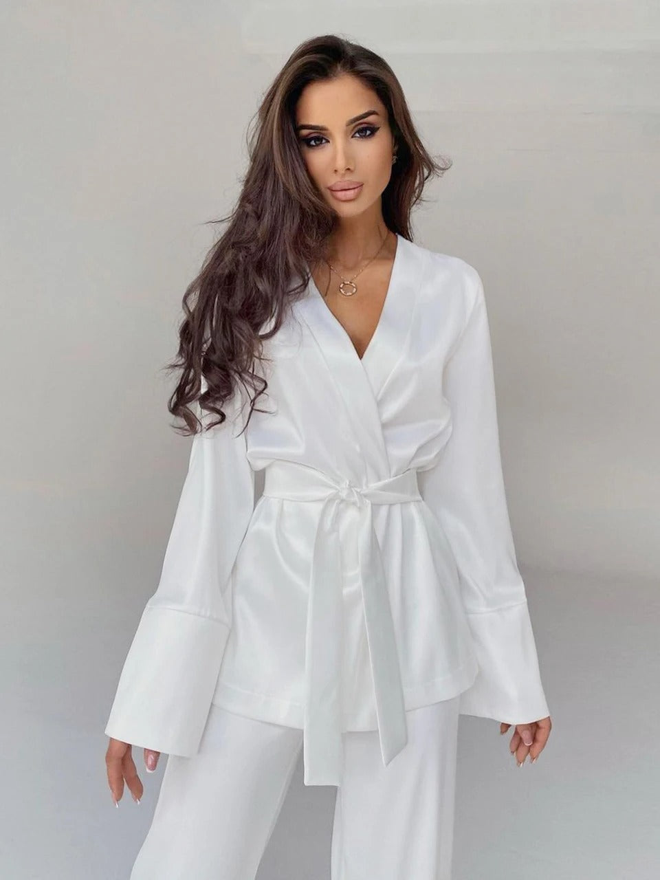 DreamDrape - Luxe Satijnen Pyjama Set